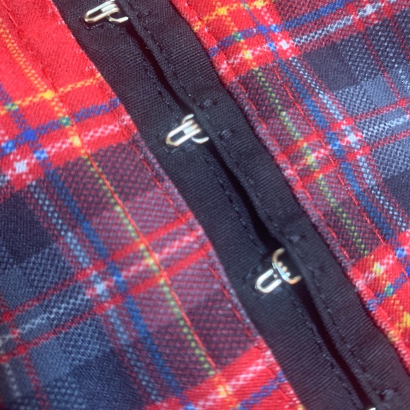 🦋NWOT Strapless plaid dress - Picture 5 of 10